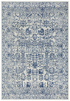 Evoke Frost Blue Transitional Rug