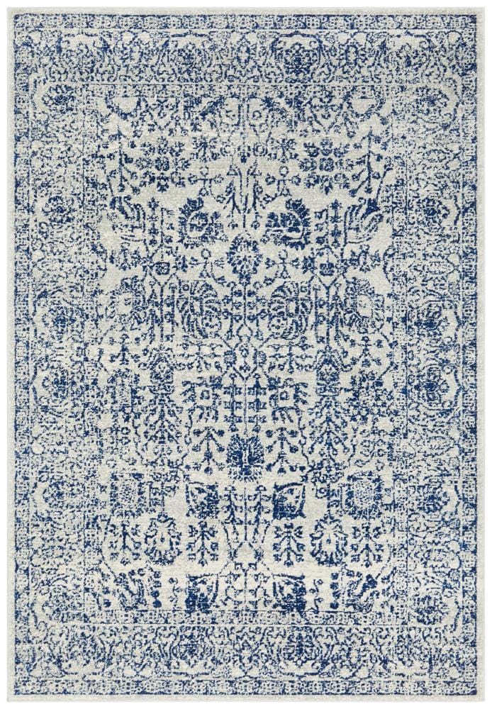 Evoke Frost Blue Transitional Rug
