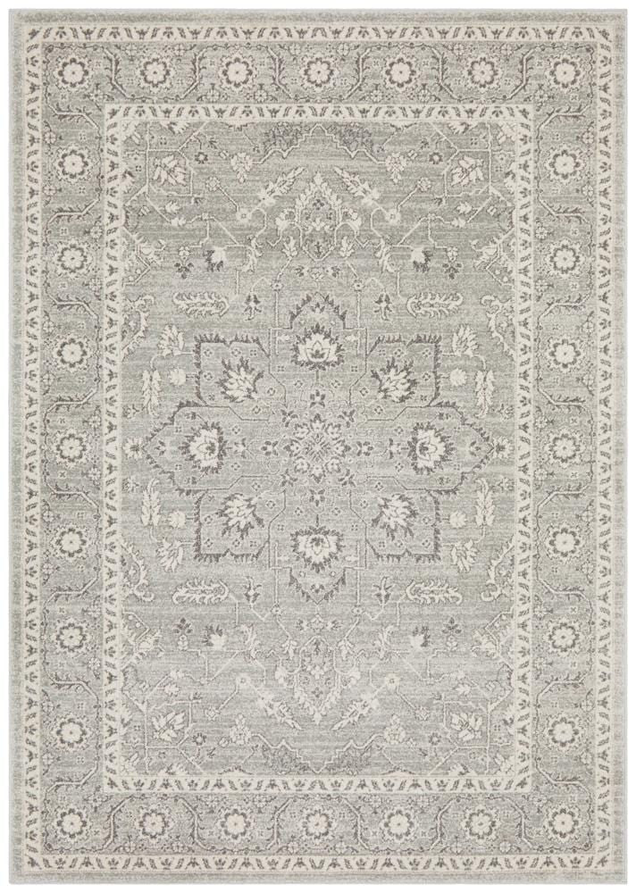 Evoke Silver Flower Transitional Rug