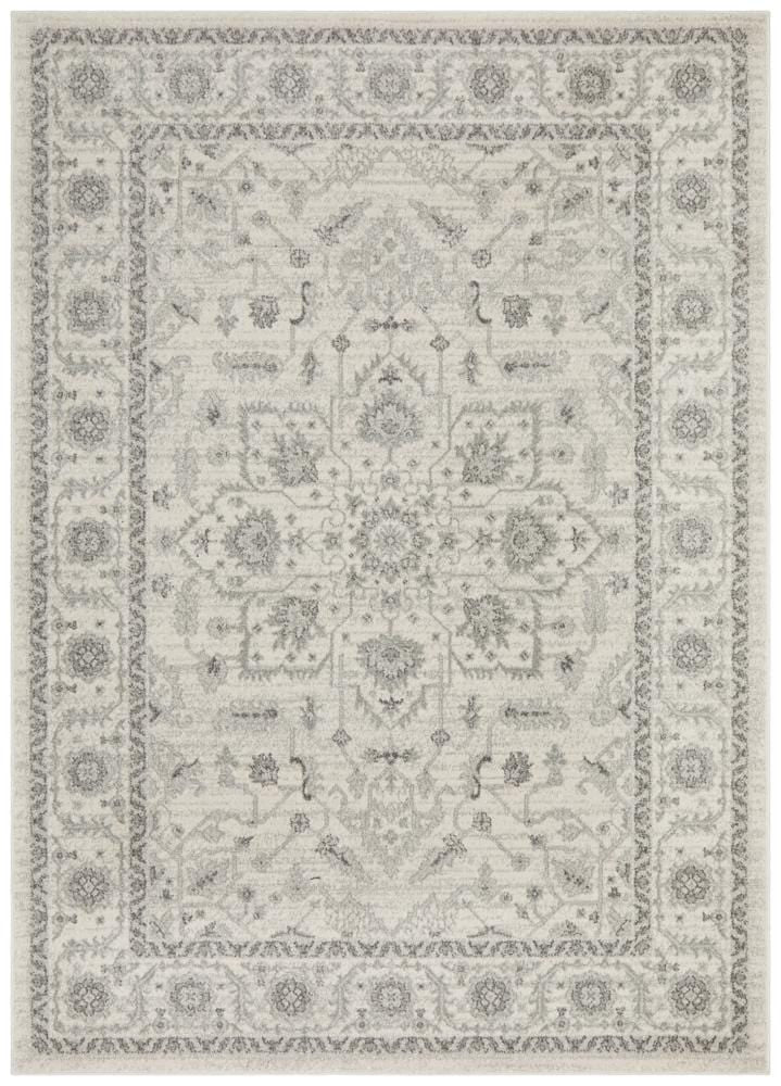 Evoke Winter White Transitional Rug