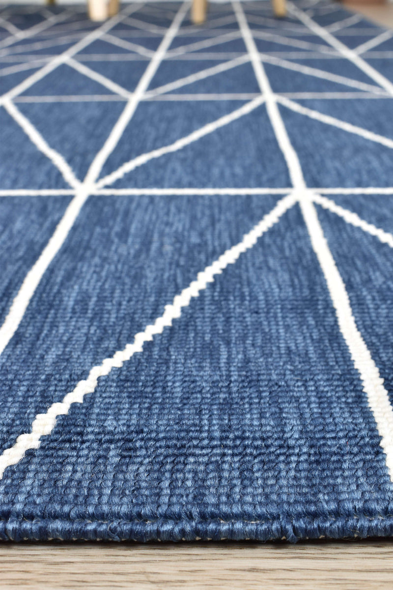 Nevada 694 Indoor Outdoor Blue Rug