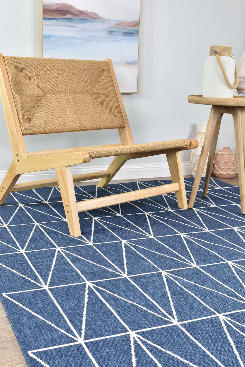 Nevada 694 Indoor Outdoor Blue Rug