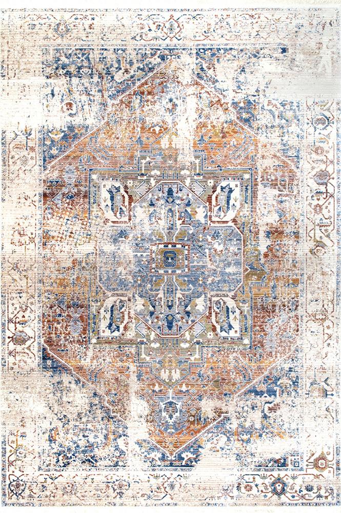 Heriz Ivory Traditional Rug