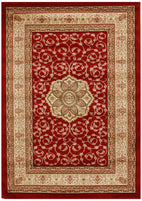 Medallion Classic Design Rug Red