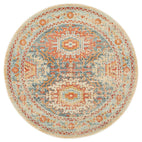 Legacy 853 Blue Round Rug
