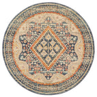 Legacy 863 Navy Round Rug
