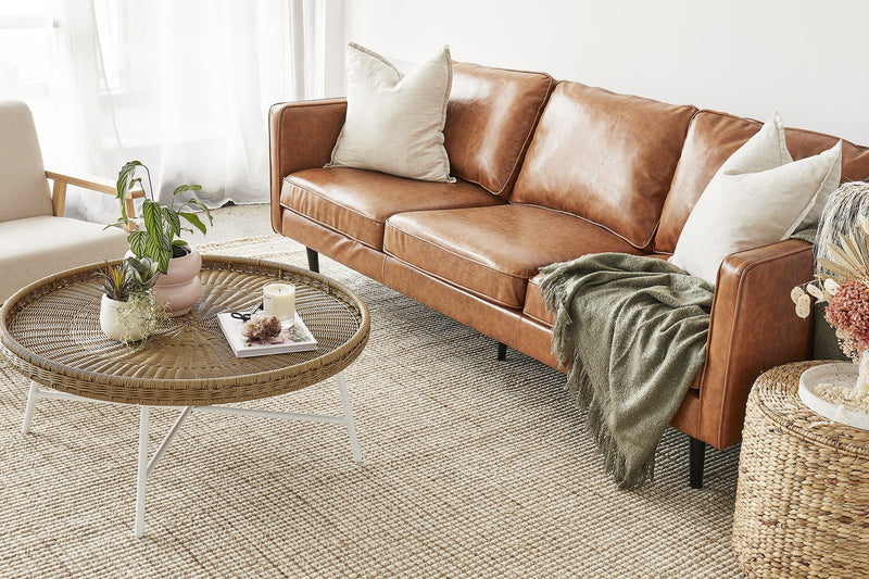 Arabella Natural Wool Jute Rug