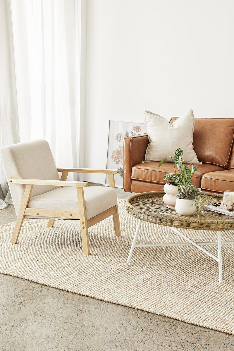 Arabella Natural Wool Jute Rug