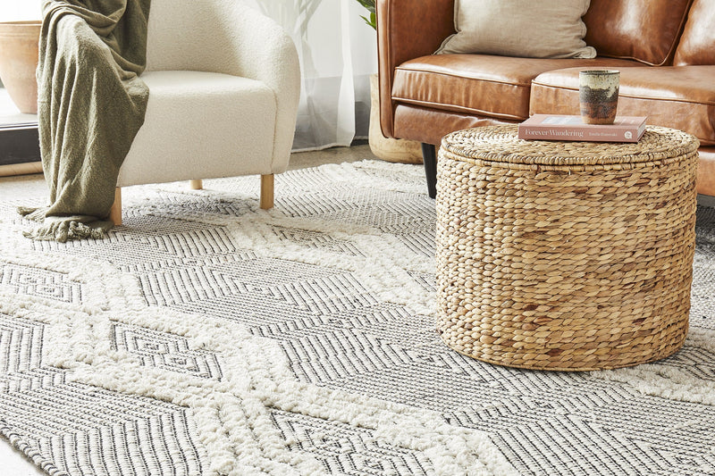 Rhythm Chime Bone Rug