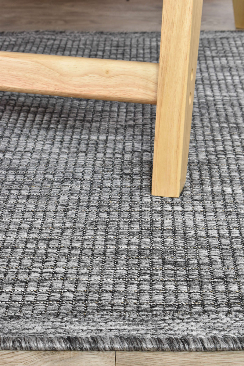 Alaska Indoor Outdoor 03 Dark Grey Rug