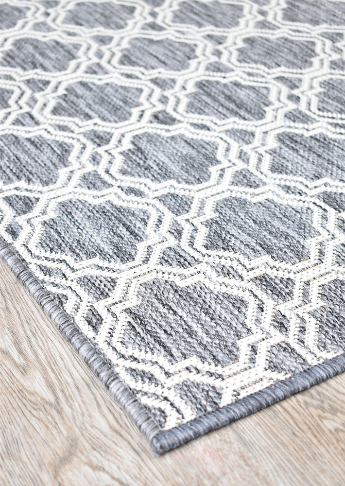 Alaska Indoor Outdoor 92 Light Grey Rug