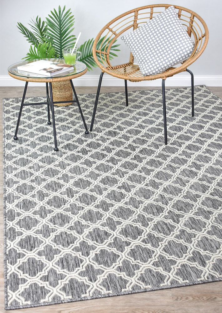Alaska Indoor Outdoor 92 Light Grey Rug