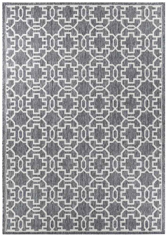 Alaska Indoor Outdoor 08 Grey Cream Rug