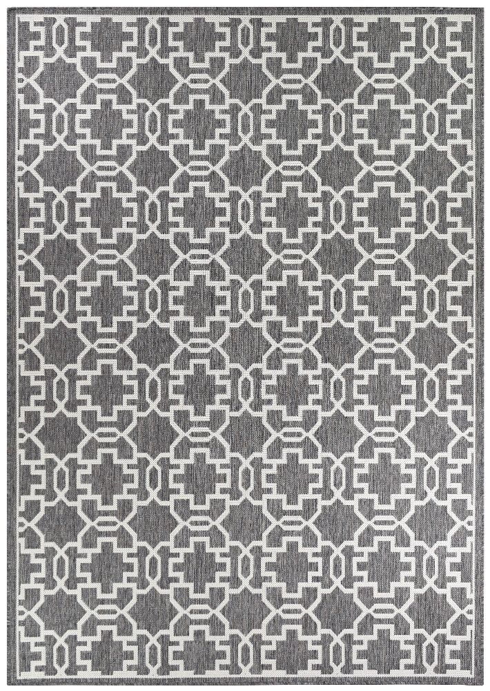 Alaska Indoor Outdoor 08 Brown Cream Rug