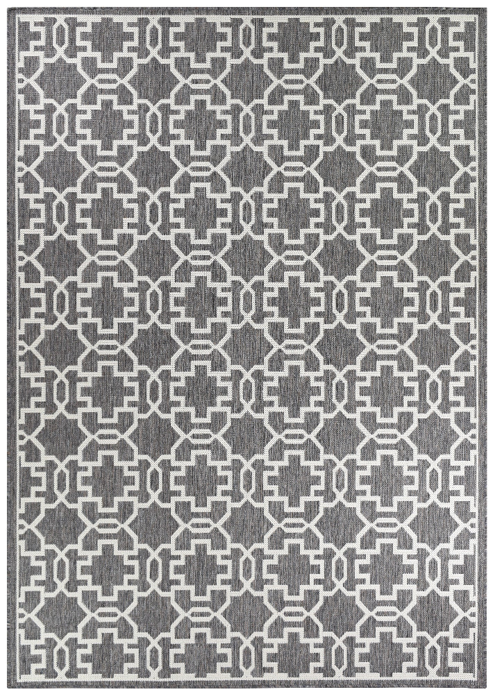 Alaska Indoor Outdoor 08 Brown Cream Rug