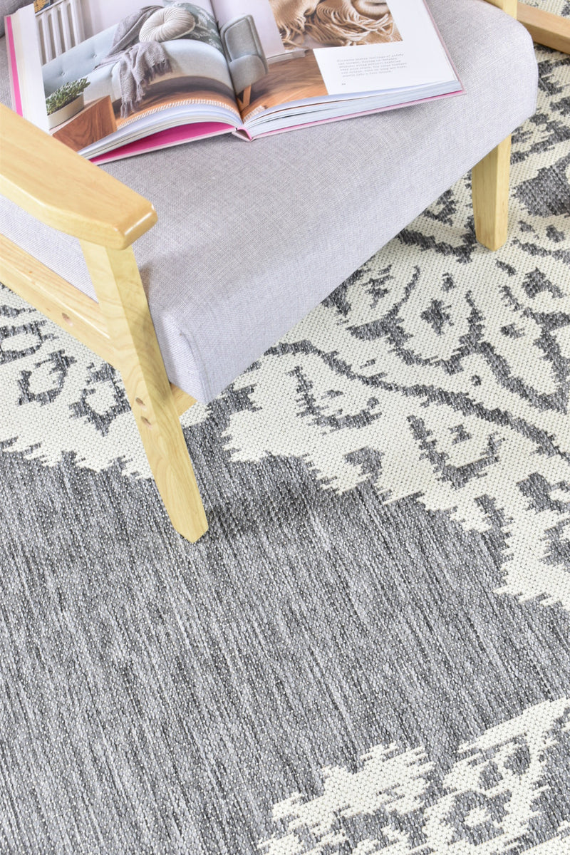 Alaska Indoor Outdoor 05 Grey Cream Rug