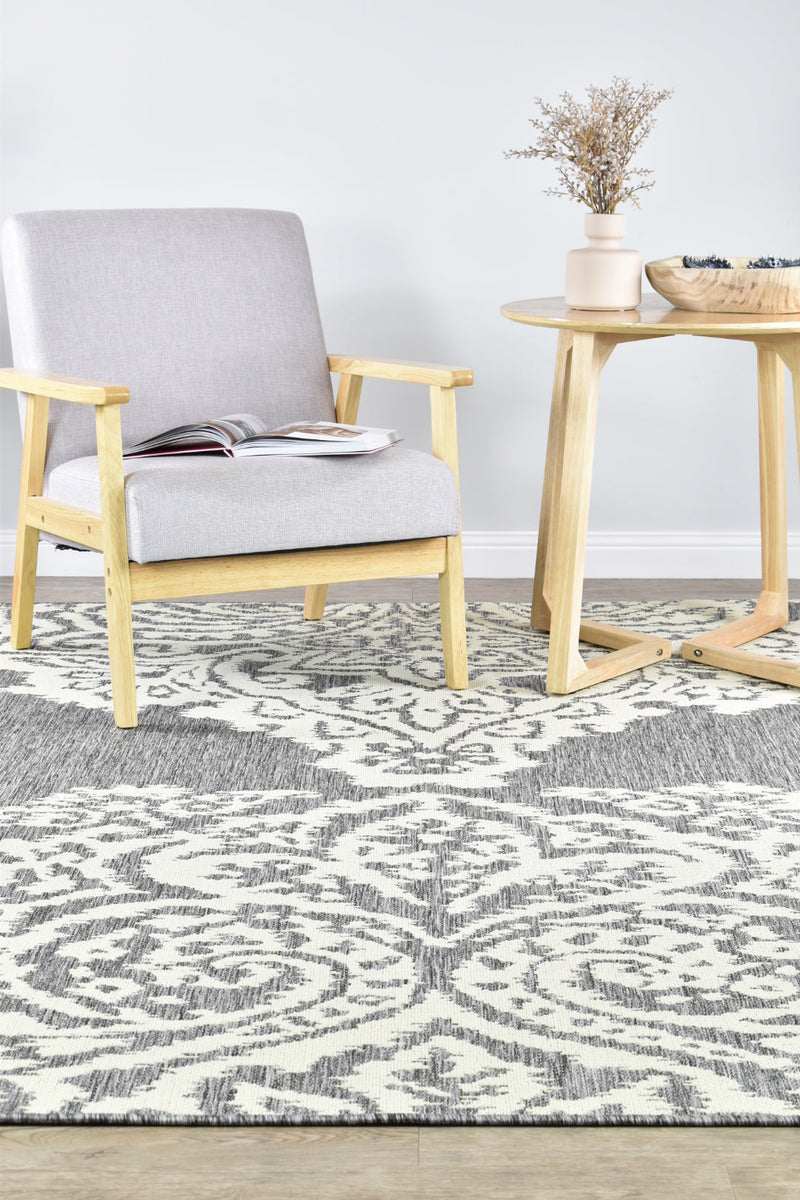Alaska Indoor Outdoor 05 Grey Cream Rug