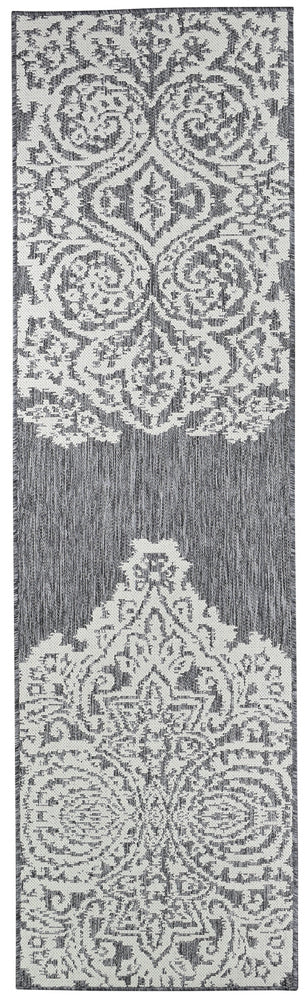 Alaska Indoor Outdoor 05 Grey Cream Rug