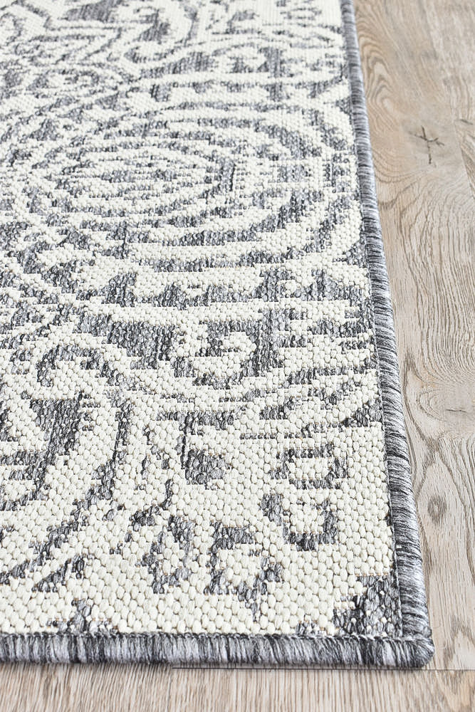 Alaska Indoor Outdoor 05 Grey Cream Rug