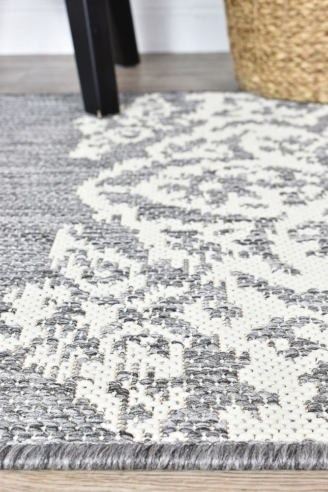 Alaska Indoor Outdoor 05 Grey Cream Rug