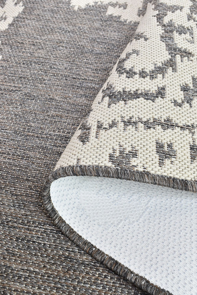 Alaska Indoor Outdoor 05 Brown Cream Rug