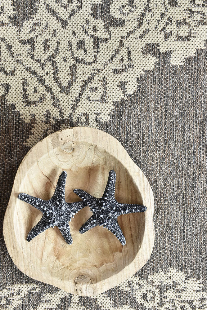 Alaska Indoor Outdoor 05 Brown Cream Rug