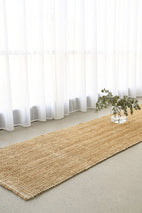Madras Marlo Natural Jute Runner Rug