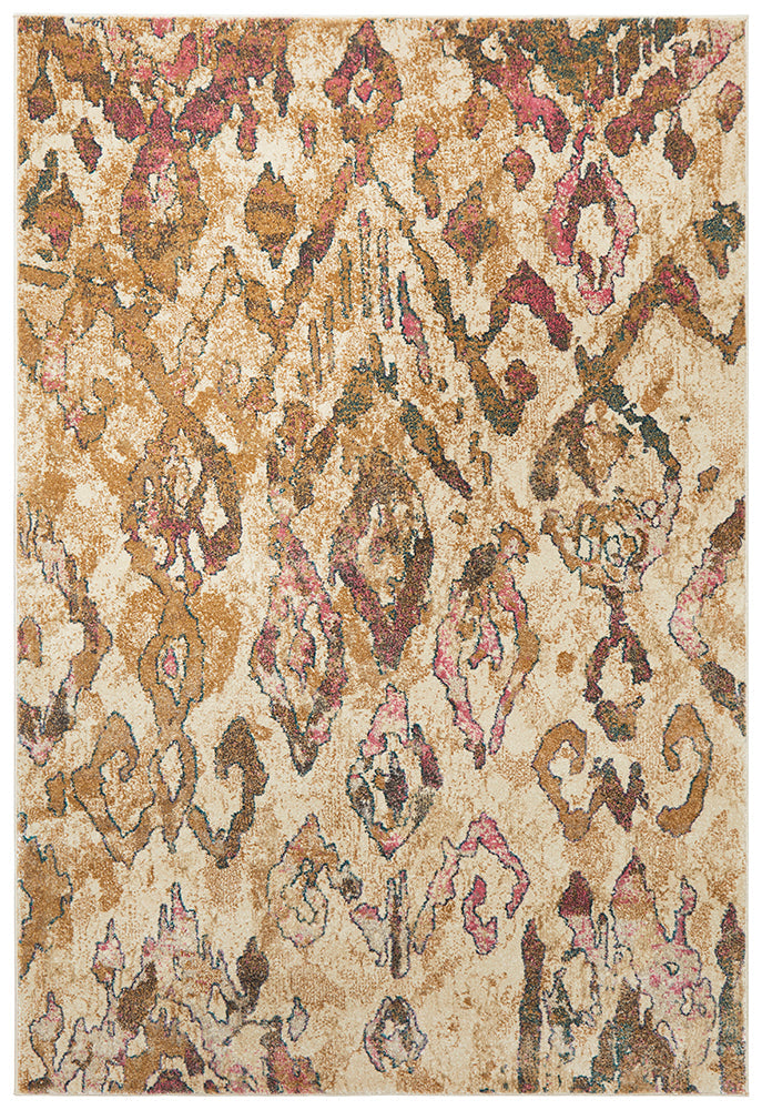 Kaitlin Soft Pink and Beige Rug