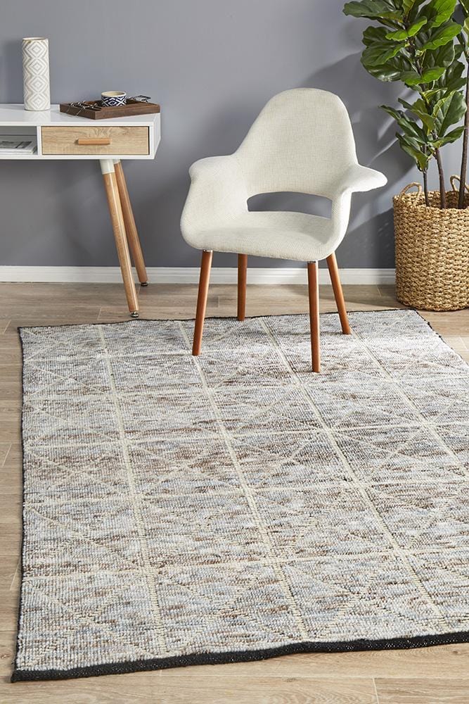 Rhythm Motif Blue Rug