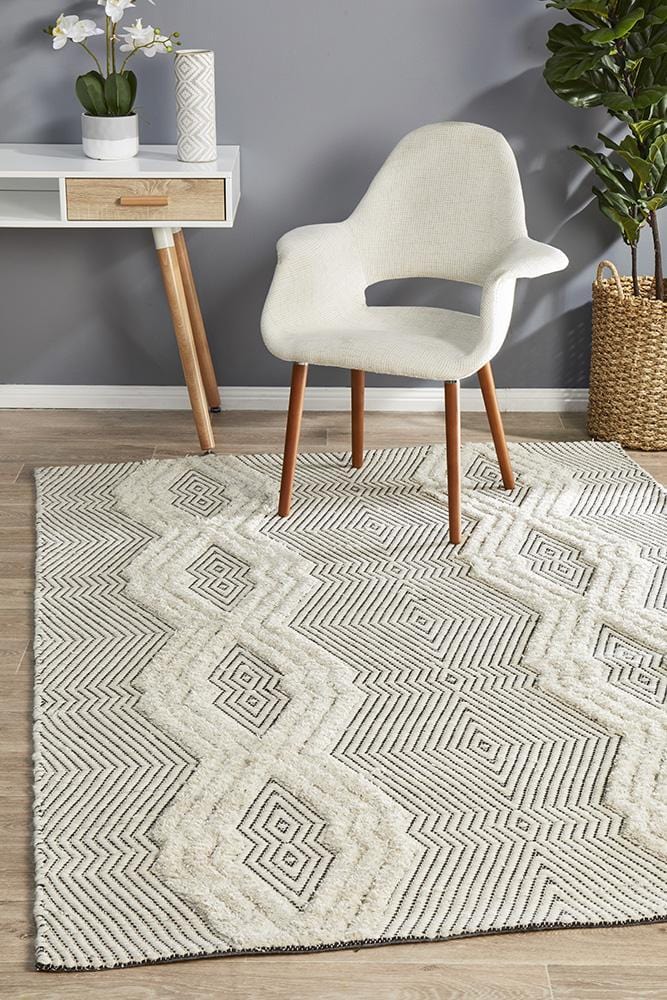 Rhythm Chime Bone Rug