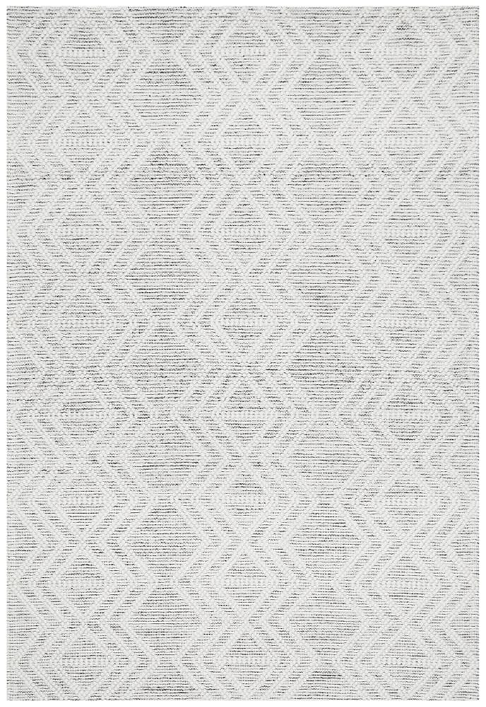 Maison Clara Black White Wool Rug