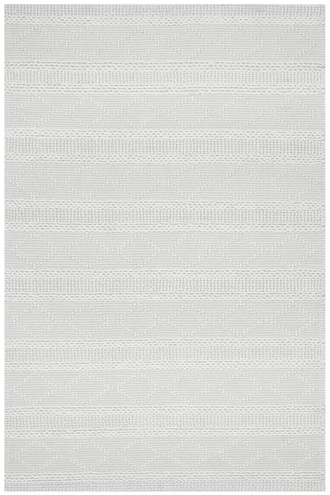 Maison Zoe Grey Wool Rug