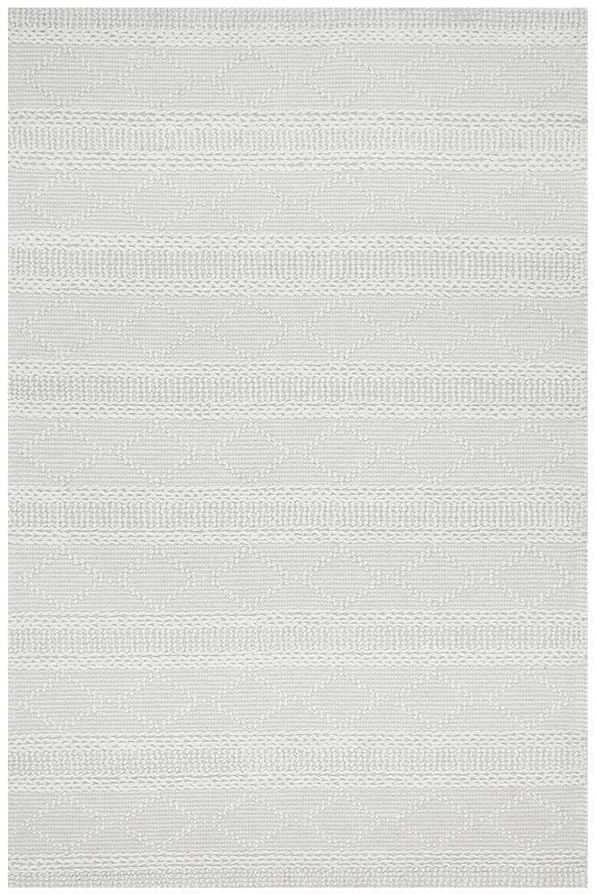 Maison Zoe Grey Wool Rug