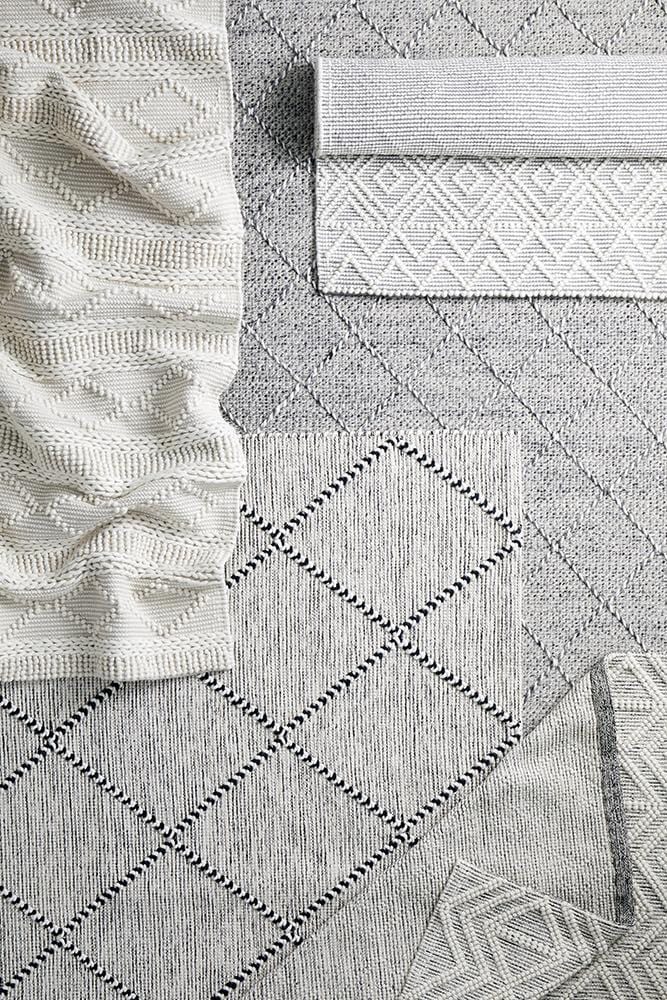 Maison Zoe Grey Wool Rug