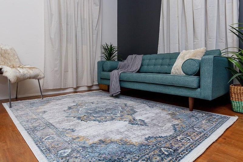 Mystic 96 Silver Blue Rug