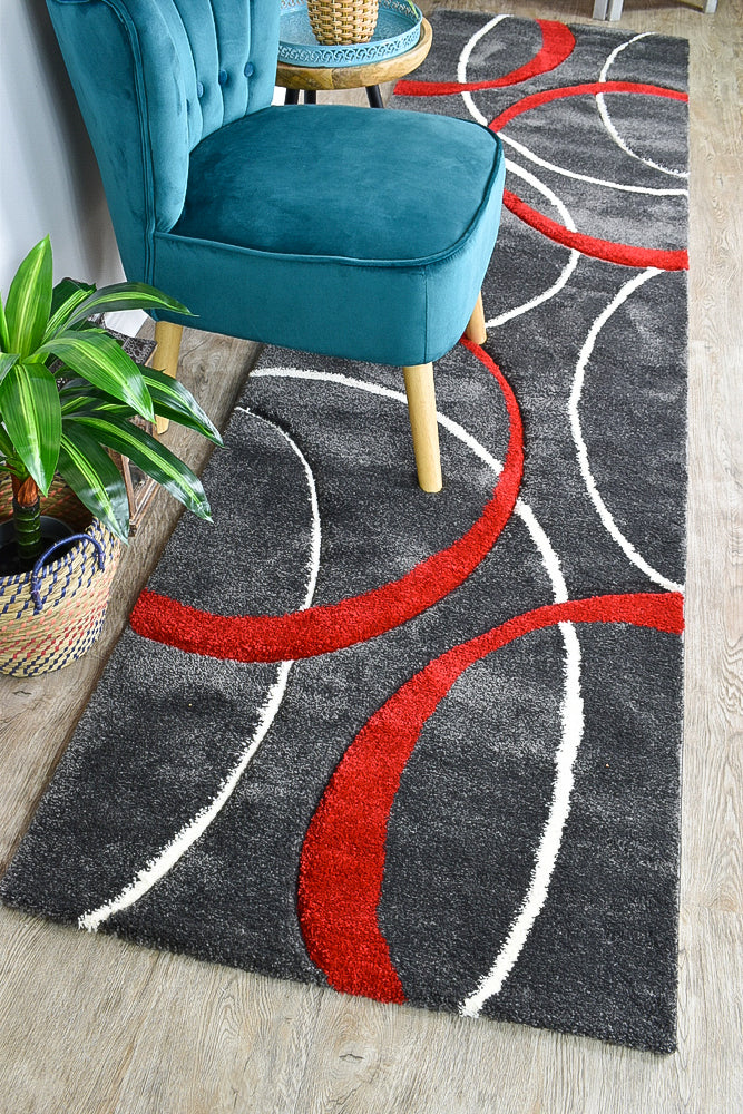 Dahlia 798 Red Rug