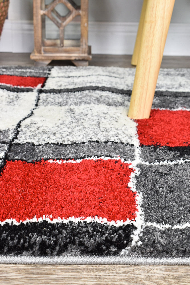 Dahlia 297 Red Rug