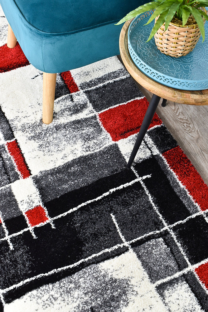 Dahlia 297 Red Rug