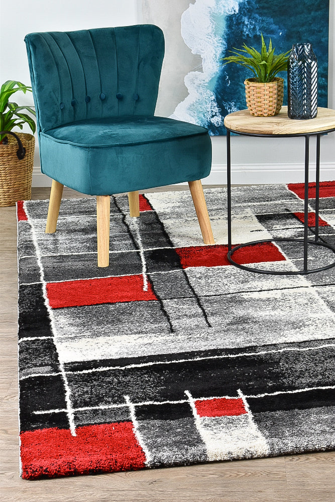 Dahlia 297 Red Rug