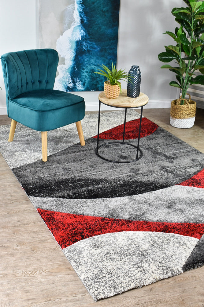 Dahlia 298 Red Rug