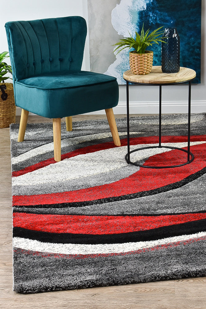 Dahlia 300 Red Rug