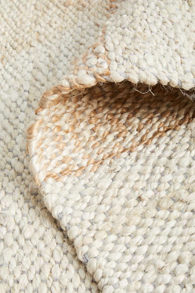 Noosa 555 Natural White Runner Rug