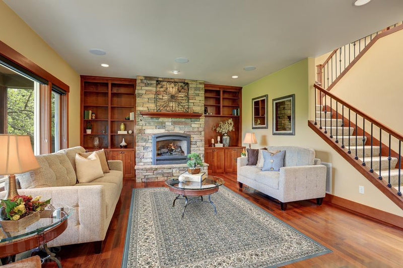 Nain Traditional Powder Grey Rug