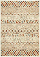 Oxford Mayfair Squares Bone Rug