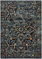 Oxford Mayfair Stem Navy Rug