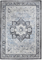 Zeus Blue Medallion Rug