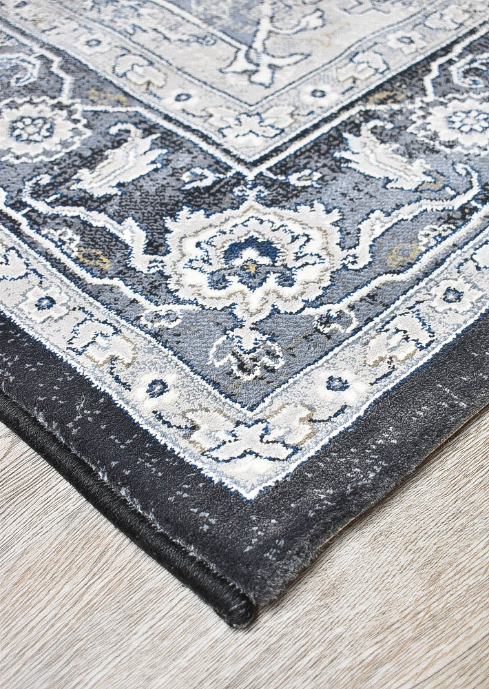 Zeus Blue Medallion Rug