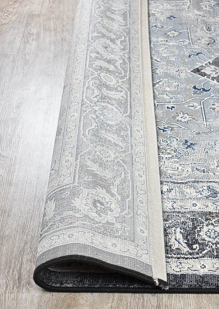 Zeus Blue Medallion Rug