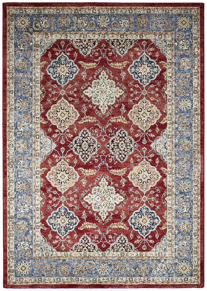 Zeus Red 54 Traditional Rug