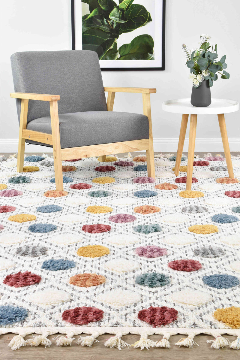 Eden Polka Dots Multi Rug